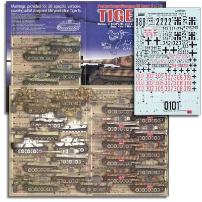 Echelon FD AXT351005 Re-printed! Schwere PzAbt 502 &amp; Schw.Pz.Kp. Meyer Tiger Is 1/35