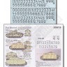 Echelon FD D356136 Generic LSSAH Turret Numbers for Medium Panzers - Kursk 1943 1/35