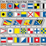 Eduard 53232 SET 1/200 Royal Navy signal flags STEEL