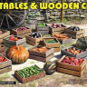 Miniart 35629 Овощи в деревянных ящиках 1/35