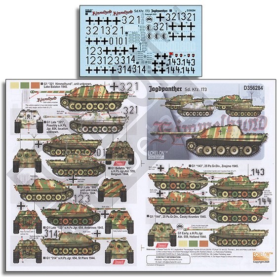 Echelon FD D356284 Jagdpanther Sd.Kfz.173 1/35
