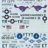 Print Scale 72-154 Boeing-Vertol 107 part 3 Wet decal 1/72
