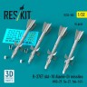 Reskit 32582 R-27ET (AA-10 Alamo-D) missiles (4 pcs.) 1/32