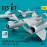 Reskit 32582 R-27ET (AA-10 Alamo-D) missiles (4 pcs.) 1/32