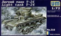 UMmt 316 Soviet tank T-26 1/72