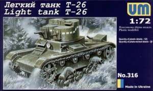 UniModel UMM-72316 Soviet tank T-26 1/72
