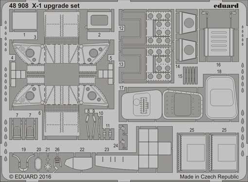 Eduard 48908 X-1 upgrade set 1/48
