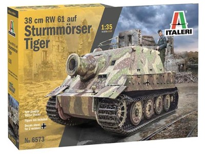Italeri 06573 38 cm RW 61 auf STURMMORSER TIGER 1/35