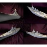 Mk1 Design MD-20008 USS Iowa BB-61 DX PACK Full Wooden Deck / 23 Large sized Brass Photo Etched Part / 1 Pre-painted Photo Etched Part / 272 Brass Metal Parts / 35 Resin Parts / 50Cm Chain 1/200