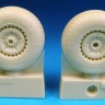 Barracuda Studios BCR32067 (Ltd) Messerschmitt Me-262 Main, Plain Hub Nosewheels 1/32