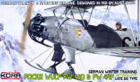 Kora Model KPK72048 Fw 44D/44F Germany Late Ski Type (4x camo) 1/72