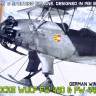Kora Model KPK72048 Fw 44D/44F Germany Late Ski Type (4x camo) 1/72