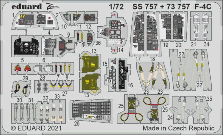 Eduard SS757 F-4C (FINE M.) 1/72