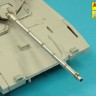 Aber 35L314 Armament for Soviet T-14 Armata barrel for 125 mm 2A82-1M cannon & barrel for 12,7 mm Kord AA MG (designed to be used with Trumpeter and Zvezda kits) 1/35