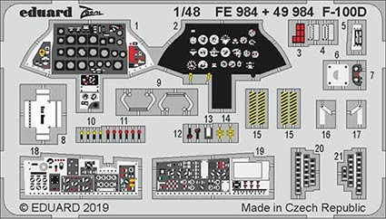 Eduard FE984 1/48 F-100D (TRUMP)