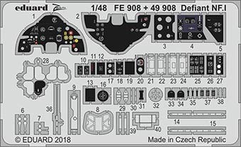 Eduard FE908 Defiant NF.I 1/48