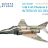 Quinta studio QD+48487 F-4C Phantom II (Academy) 3D Декаль интерьера 1/48