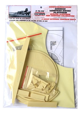 Kora Model C72115 German Compass-Swing Platf.(Ju52,Ju252,Ju290) 1/72