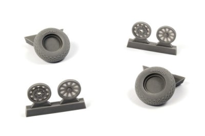 CMK 5127 P-51D Mustang - wheels diamond w/ hole (REV) 1/32