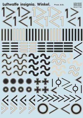 Print Scale 32037 Luftwaffe Insignia. Winkel 1/32