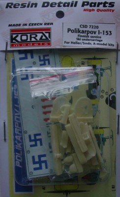 Kora Model CSD7220 I-153 Ski undercarriage&amp;decals (Finnish) 1/72