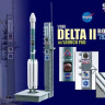 Dragon 56339 Космический аппарат Delta II Rocket "7925 Heavy" w/Launch Pad (1/400)