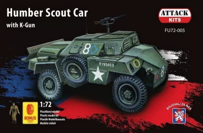Attack Hobby F72005 Humber Scout Car with K-Gun (2x CZ, PL) 1/72