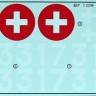 Kora Model DEC4871 Bf 109E-3A Emil (Swiss AF) Part I. декали 1/48