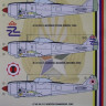 Kora Model DEC72171 Ki-44 II TOJO (Manchukuo Air Force) декали декали 1/72