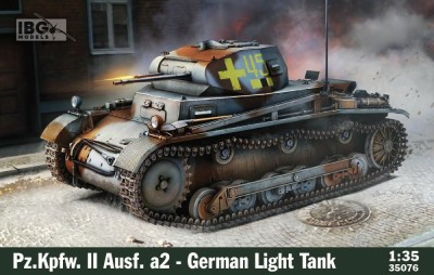 IBG Models 35076 Pz.Kpfw. II Ausf. A2 - German Light Tank 1/35