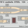 Eduard 23034 SET F6F-5 seatbelts STEEL (AIRF)