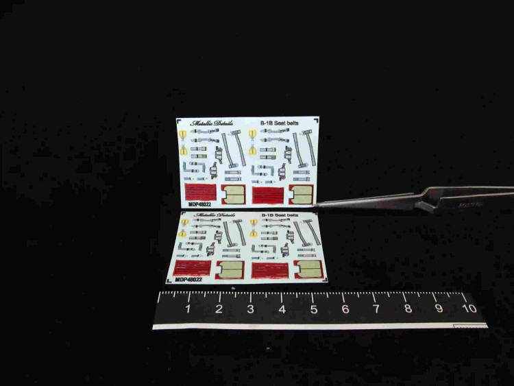 Metallic Details P48022 Rockwell B-1B Lancer seat belts 1/48