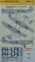 Kora Model DEC7286 Klemm L25 d VII (Netherlanden service) декали декали 1/72