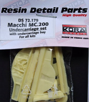 Kora Model DS72179 Macchi MC.200 Undercarriage set w/ bay 1/72