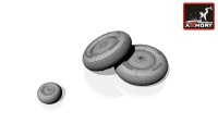 Armory ARAW72003 Yakovlev Yak-1 wheels 1/72