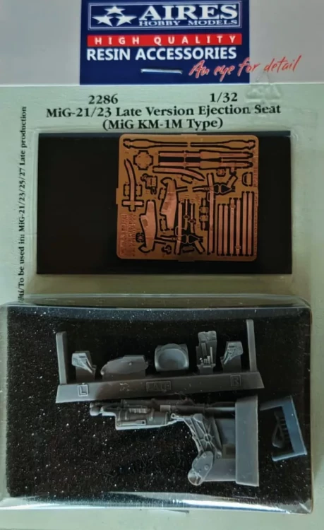Aires 2286 MiG-21/23 late version eject.seat (MiG KM-1M) 1/32