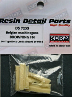Kora Model DS7235 Browning FN for Yugoslav&Greek aircrafts WWII 1/72