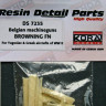 Kora Model DS7235 Browning FN for Yugoslav&Greek aircrafts WWII 1/72