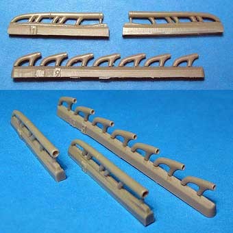 Vector VDS48-033 LaGG-3 выхлопные трубы 1/48