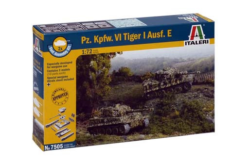 Italeri 07505 Танк Pz..Kpfw. VI Tiger I Ausf.E 1/72