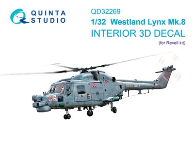 Quinta studio QD32269 Lynx Mk8 (Revell) 1/32