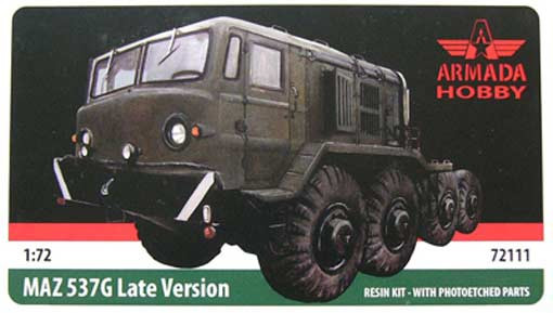 Armada Hobby E72111 MAZ-537G Late Version 1/72