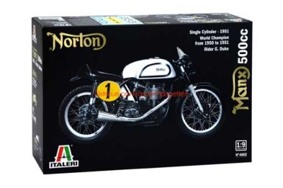 Italeri 04602 МОТОЦИКЛ NORTON MANX 500cc 1951 1/9