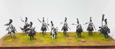 Waterloo 1815 WLAP106 PRUSSIAN CUIRASSIERS 1812 - 15 white metal - 6 &amp; 6 figures (these are metal not plastic or resin) 1/72
