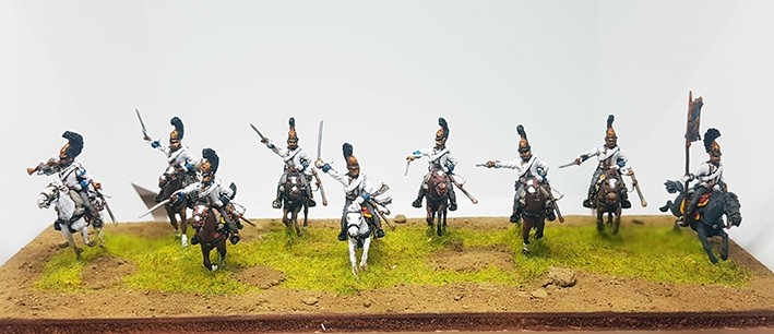 Waterloo 1815 WLAP106 PRUSSIAN CUIRASSIERS 1812 - 15 white metal - 6 & 6 figures (these are metal not plastic or resin) 1/72
