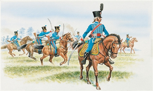 Italeri 06008 Солдаты French Hussars Napoleonic Wars 1/72