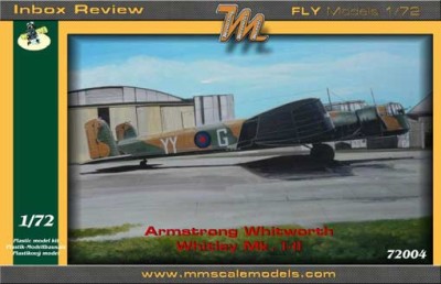 Fly model 72004 Armstrong Whitworth Whitley Mk.I-III 1/72