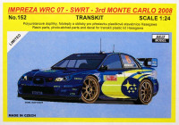 Reji Model 152 Transkit Impreza WRC 07 SWRT - 3rd RMC 2008 1/24