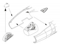 CMK 7183 Canberra PR. Mk.9 Interior set for Airf. 1/72