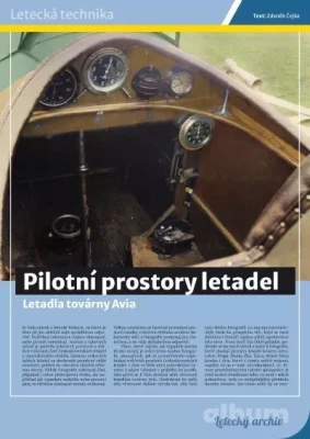 Peewit AL-LA01 Publ. Avia factory aircraft cockpits (CZ text)